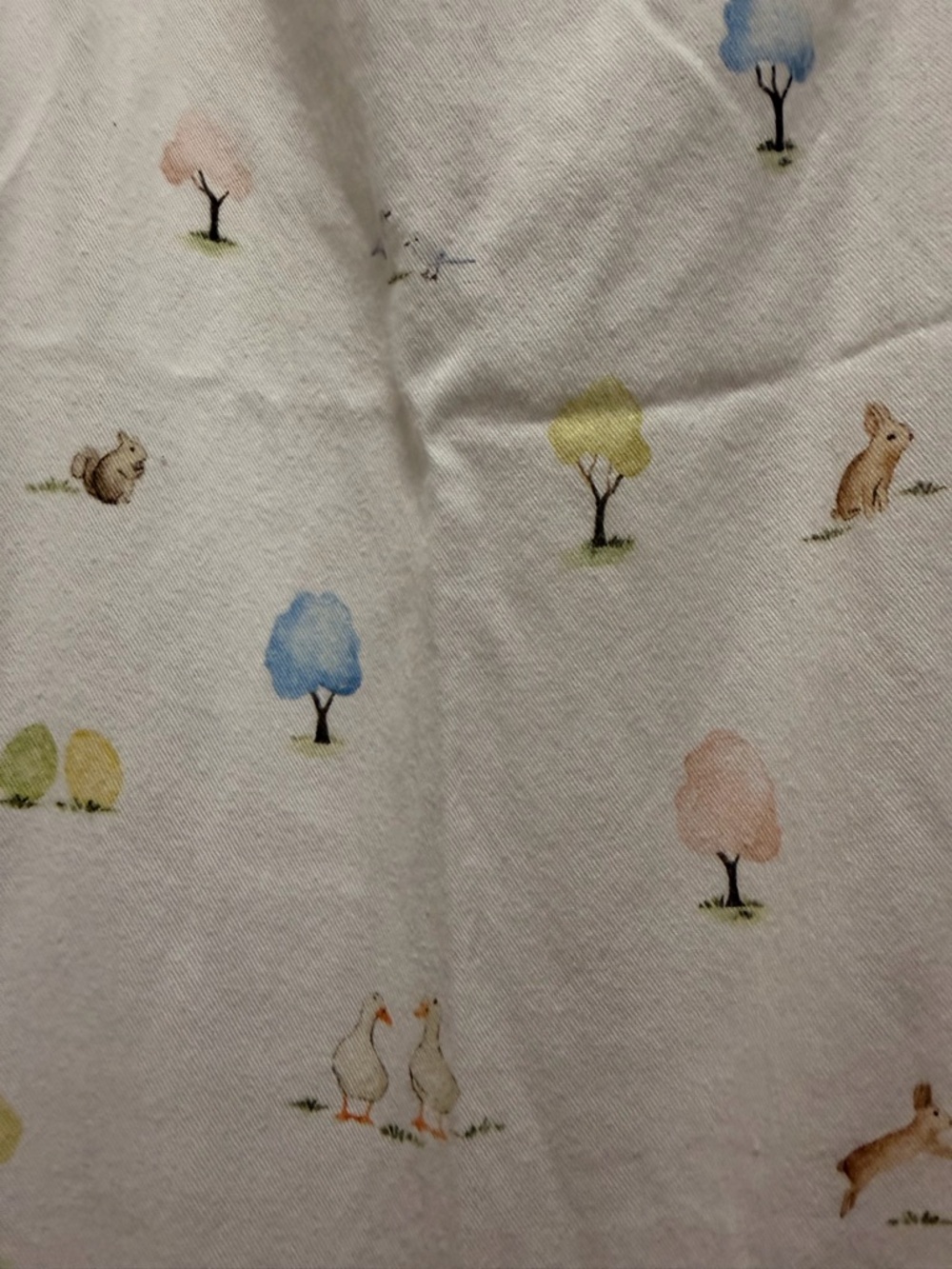 Petite Plume Girls White Spring Nightgown - Soft Cotton - Picture 2 of 4